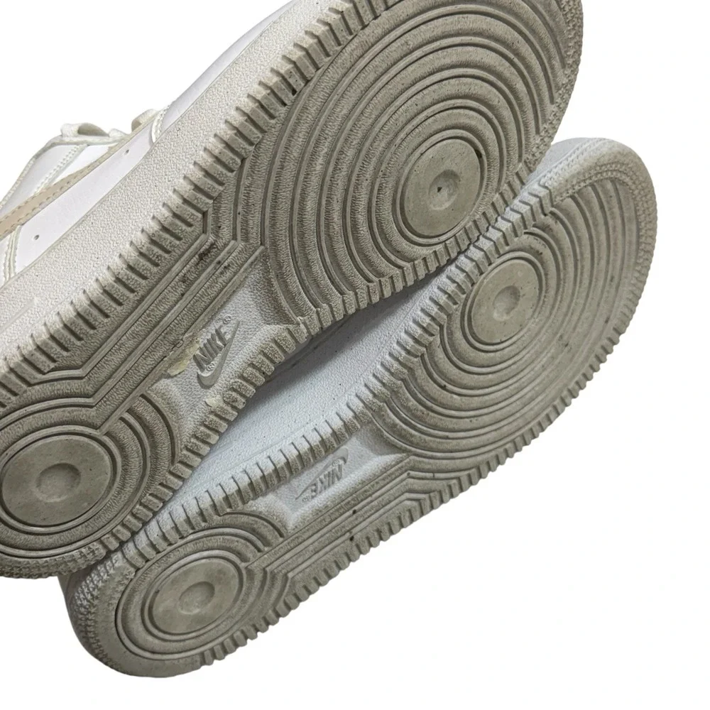 Nike Air Force‎ 1 Low Women Size 8 White Beige AF1 Sneakers